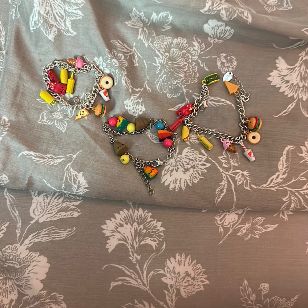 Food bracelets. You can adjust to fit you.